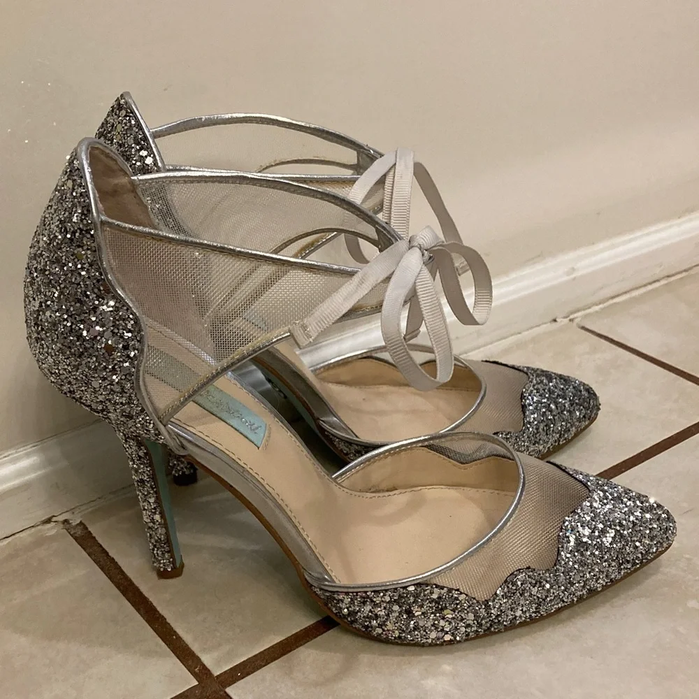 Betsey Johnson Sparkly Heels